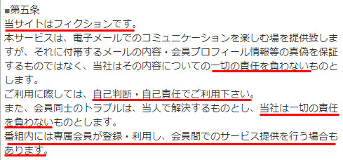 「アクセス」の利用規約1