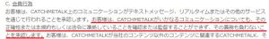 出会い系 詐欺サイト キャッチミートーク(Catch me Talk)の利用規約1