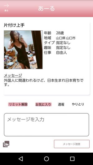悪質出会い系アプリ「あーる」のサクラ 片付け上手1