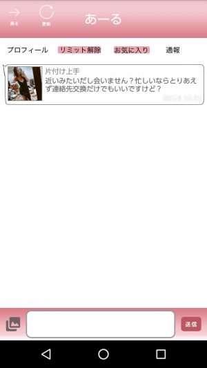 悪質出会い系アプリ「あーる」のサクラ 片付け上手2