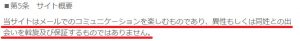 悪質出会い系サイト「star(スター)」の利用規約2