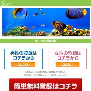 悪質出会い系サイト「star(スター)」のTOP画像