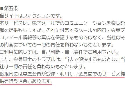 悪質出会い系サイト SHIP(シップ)の利用規約2