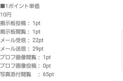 悪質出会い系サイト 恋のストーリーの料金表1