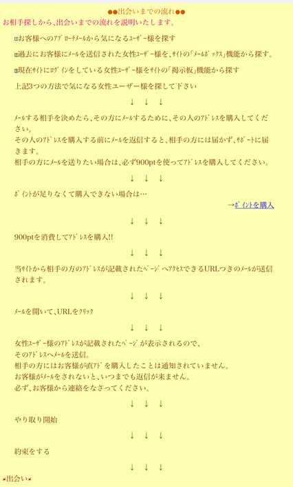 悪質出会い系サイト「アドコイ」のポイント