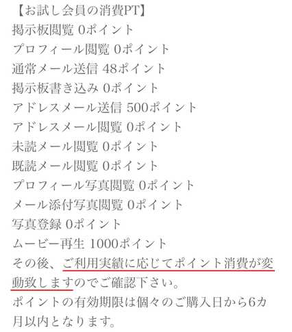 悪質出会い系サイト「SIX(シックス)」のポイント