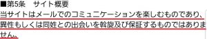 悪質出会い系サイト「Gussy」の利用規約2