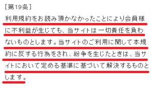 悪質出会い系サイト「check1n(チェックイン)」の利用規約3