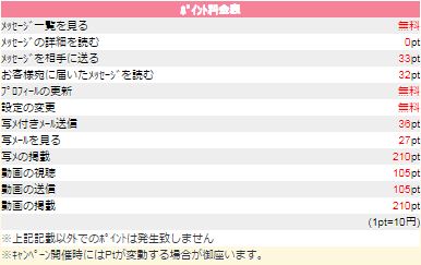 マイミィの料金設定