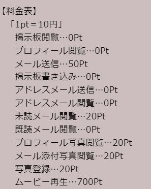 ショコラの料金設定