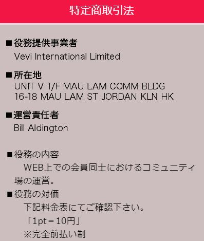 ショコラの特定商取引法