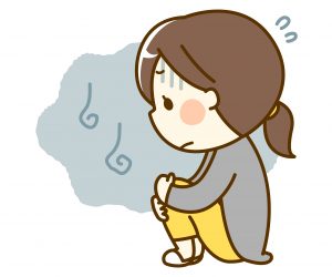 失敗して落ち込む女性