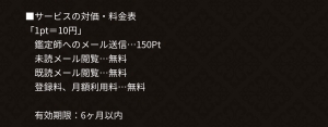 料金表