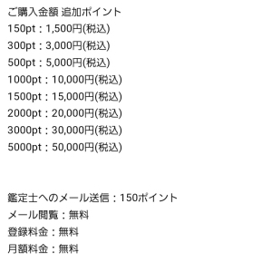 料金表