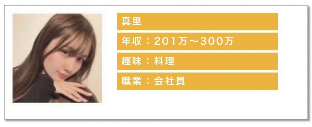 頬杖をつくマリ