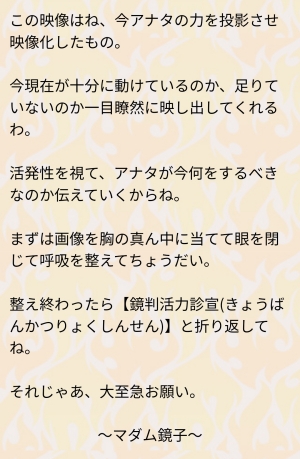 偽鑑定師からのメッセージの一部つづき