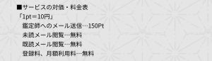料金表