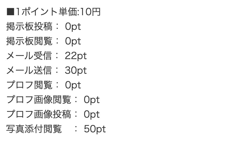 料金表